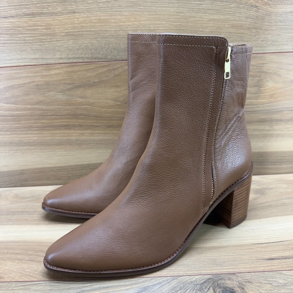 Seychelles Desireable Ankle Boots 8.5 Block Heel Pointed Toe Euro Chic Old Money